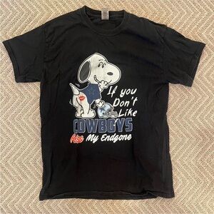 Funny dallas cowboys x snoopy t shirt